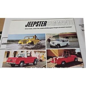 1966 Jeepster Commando Brochure Roadster 4 Wheel Drive